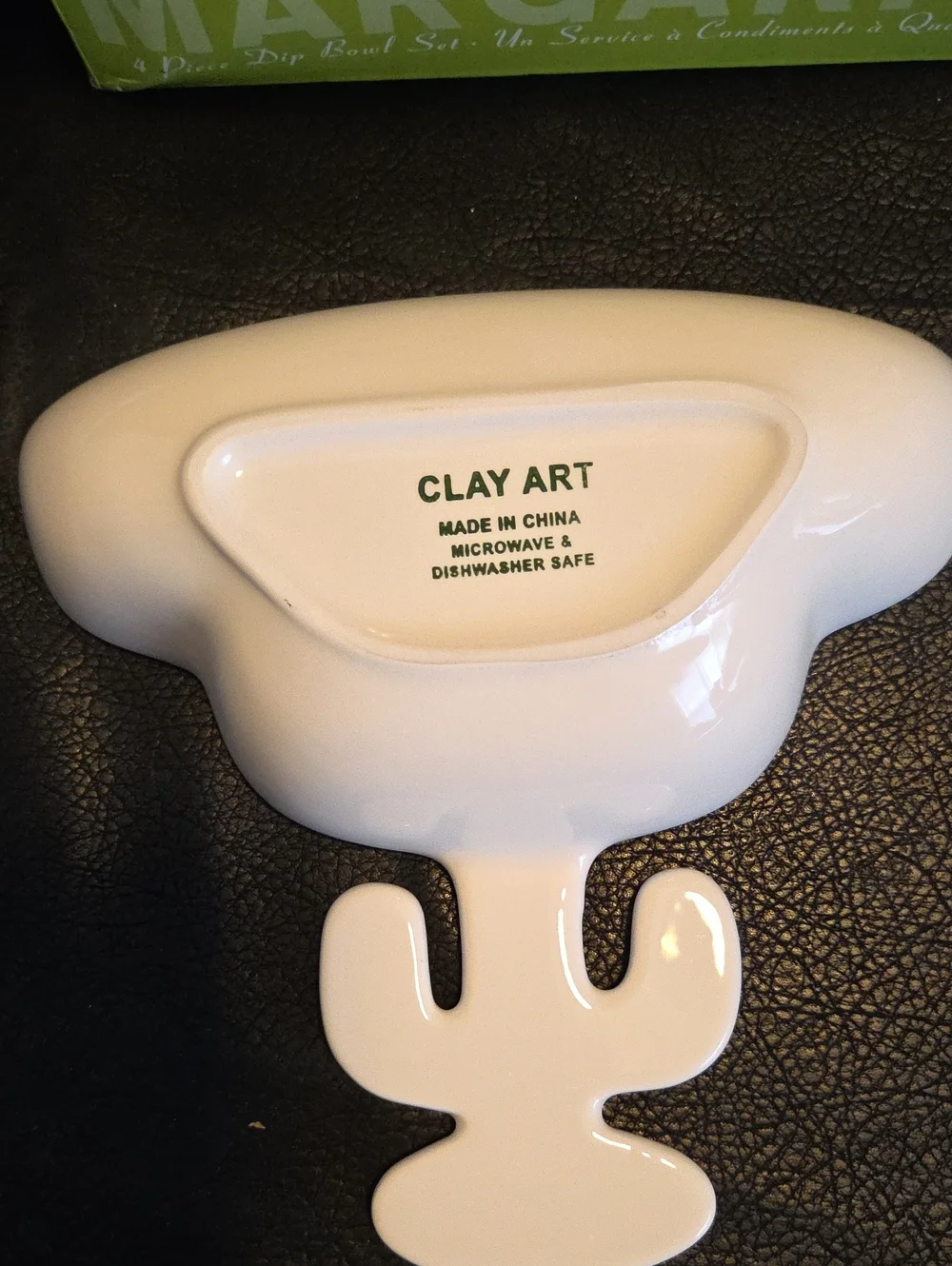 Clay Art Margarita Cactus Serving Bowl Set - Multicolor